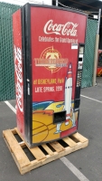 ROYAL VENDORS COCA COLA BOTTLE VENDING MACHINE DISNEY DESIGN PANEL - 2