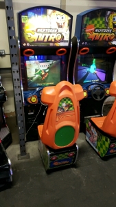 NICKTOONS NITRO SITDOWN RACING ARCADE GAME RAW THRILLS #1