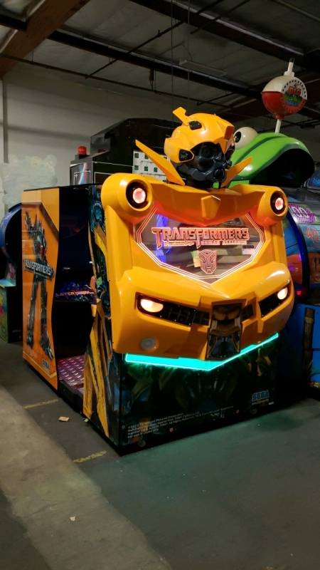 TRANSFORMERS HUMAN ALLIANCE DELUXE SHOOTER ARCADE GAME SEGA