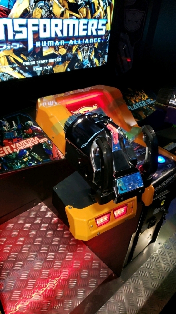 TRANSFORMERS HUMAN ALLIANCE DELUXE SHOOTER ARCADE GAME SEGA