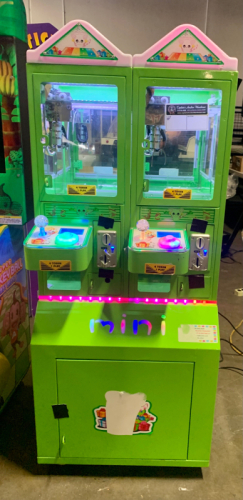 MICRO MINI DUAL CLAW JEWELRY CRANE MACHINE GREEN