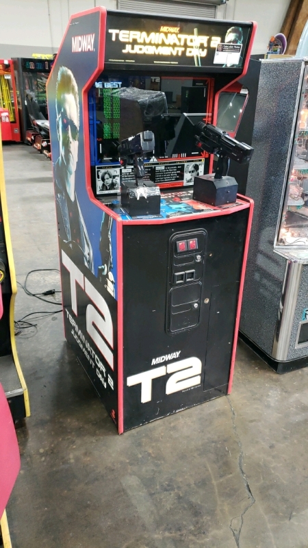 TERMINATOR 2 JUDGEMENT DAY SHOOTER ARCADE GAME CLASSIC MIDWAY