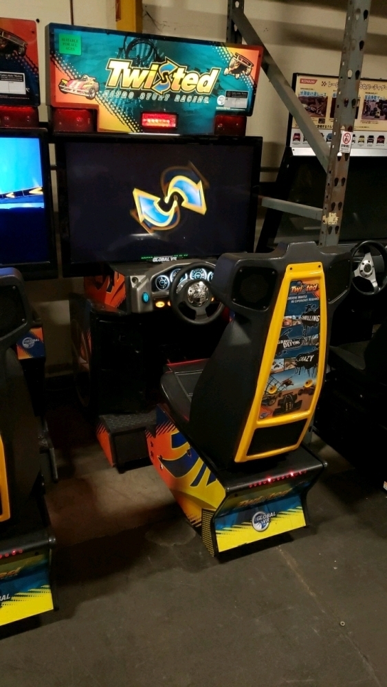 TWISTED NITRO STUNT RACING 46 LCD DELUXE ARCADE GAME #1