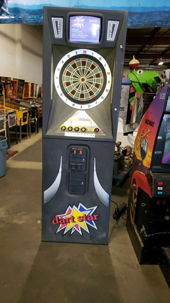 DART STAR SPECTRUM UPRIGHT SOFT TIP DARTS COIN OP
