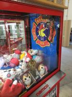 60" FIRE ENGINE DUAL CLAW PLUSH CRANE MACHINE ICE - 3