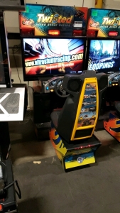TWISTED NITRO STUNT RACING 46" LCD DELUXE ARCADE GAME #2