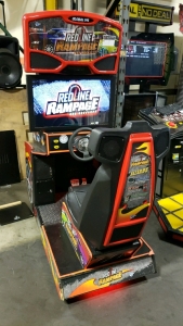 REDLINE RAMPAGE SITDOWN RACING 32" LCD ARCADE GAME