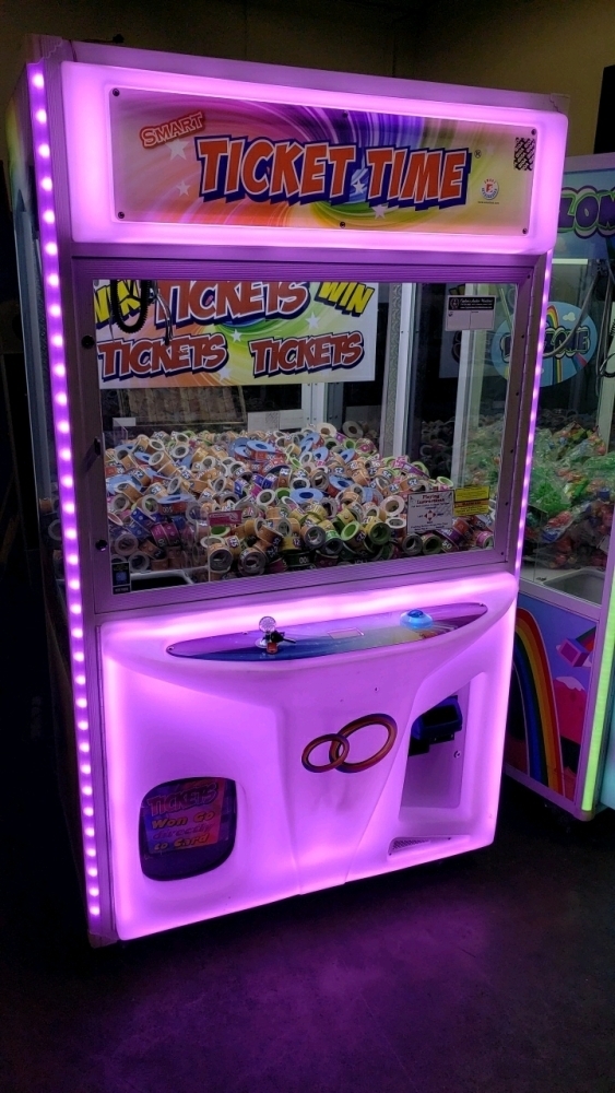 42 TICKET TIME TICKET CRANE MACHINE SMART INDUSTRIES