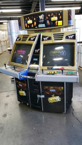 WWF ROYAL RUMBLE 2 MONITOR ARCADE GAME SEGA