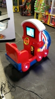 KIDDIE RIDE TRAIN RED WHT BLU W/ LCD PANEL GAME BRAND NEW L@@K!! - 4