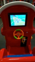 KIDDIE RIDE TRAIN RED WHT BLU W/ LCD PANEL GAME BRAND NEW L@@K!! - 5