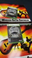 LOT OF 2 - GUITAR HERO XBOX 360 GUITARS NEW IN BOX PLUS 2 COPIES OF GUITAR HERO METALLICA - 3