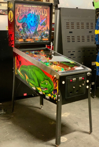 ESCAPE FROM THE LOST WORLD PINBALL MACHINE BALLY 1988