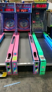 ICE-BALL ALLEY ROLLER SKEEBALL REDEMPTION GAME DOT MATRIX