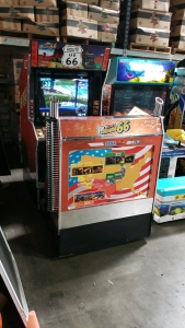 KING OF ROUTE 66 DELUXE TRUCK DRIVER ARCADE GAME SEGA