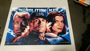 DEMOLITION MAN PINBALL TRANSLITE WILLIAMS