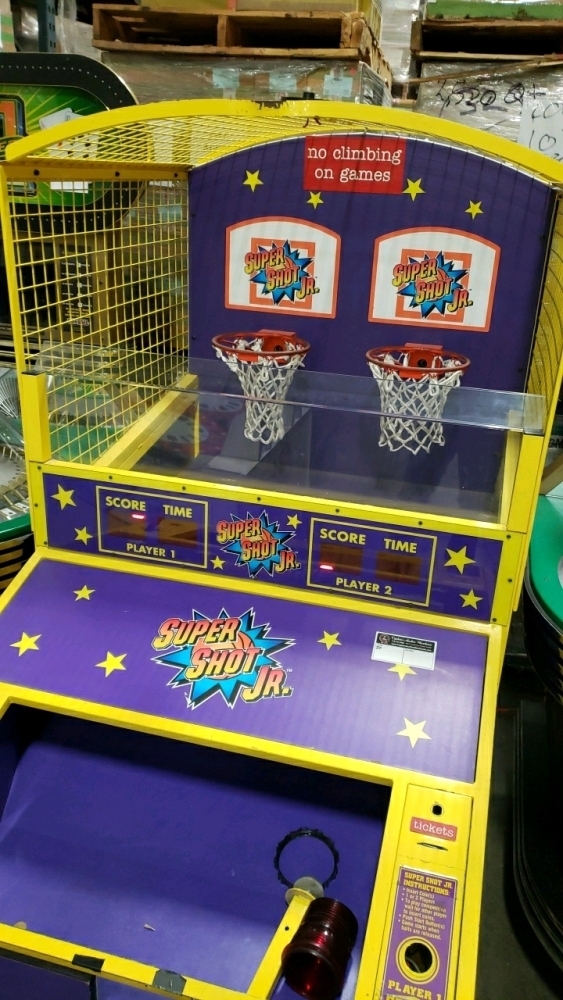 SUPER SHOT JR 2 PLAYER BASKETBALL MINI TICKET REDEMPTION GAME