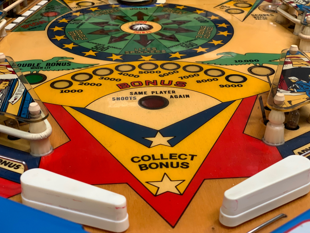 FREEDOM PINBALL PROJECT MACHINE BALLY 1976