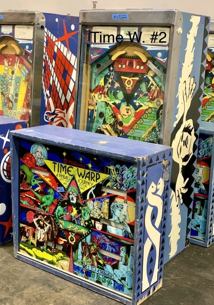 TIME WARP PINBALL MACHINE PROJECT #2 WILLIAMS 1979