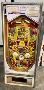 CLEOPATRA PINBALL PLAYFIELD & LOWER CABINET 1977 GOTTLIEB