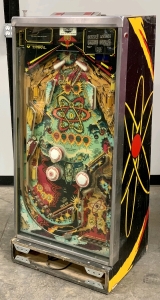 TIME LINE PINBALL PLAYFIELD & LOWER CABINET ONLY GOTTLIEB 1980