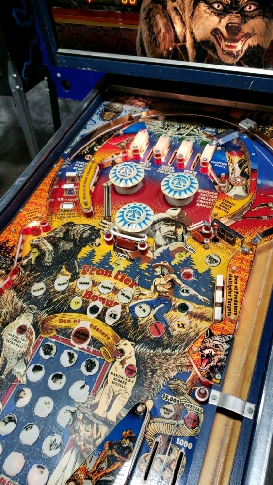 FRONTIER PINBALL MACHINE CLASSIC BALLY 1980