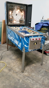 BLACK HOLE PINBALL MACHINE PROJECT GOTTLIEB 1981