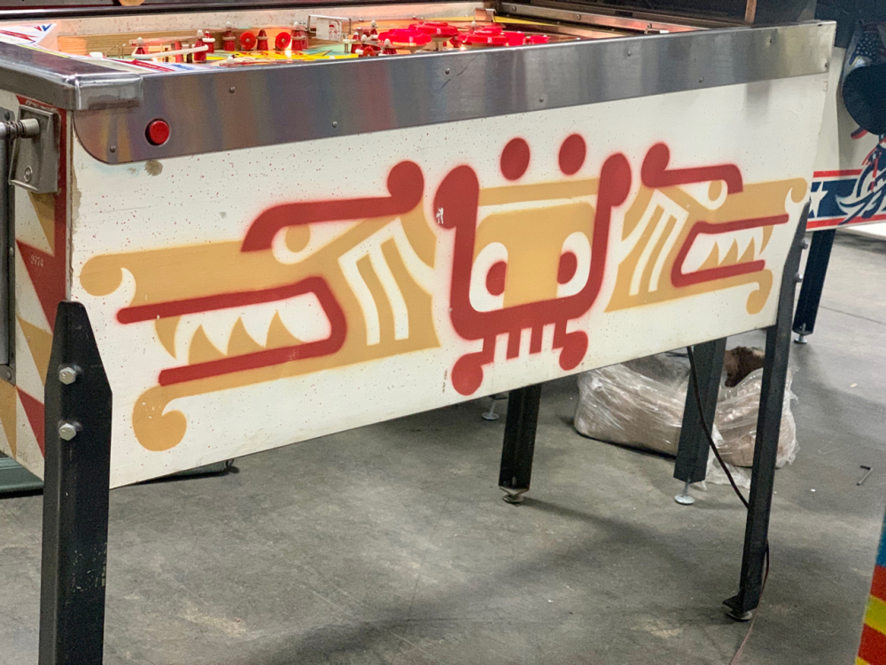 Aztec Pinball Machine Layout AZTEC CLASSIC PINBALL MACHINE WILLIAMS ELECTRONICS 1976