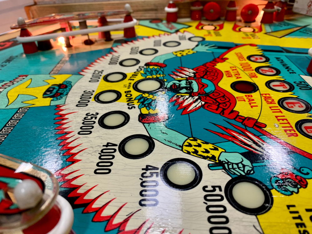 AZTEC CLASSIC PINBALL MACHINE WILLIAMS ELECTRONICS 1976