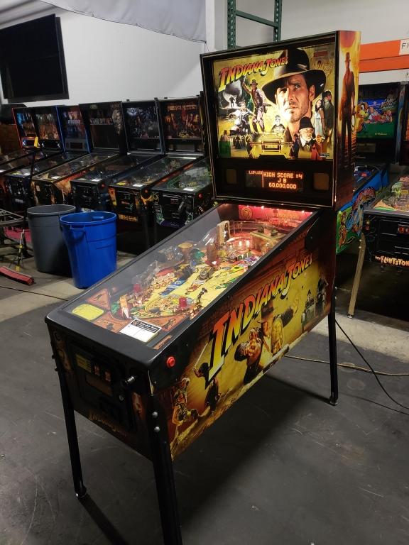 indiana jones pinball machine