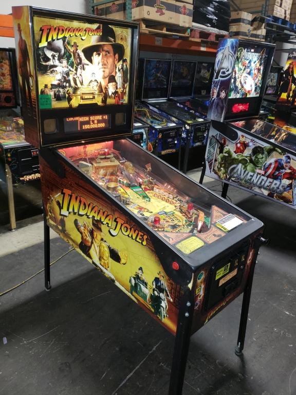 indiana jones pinball machine