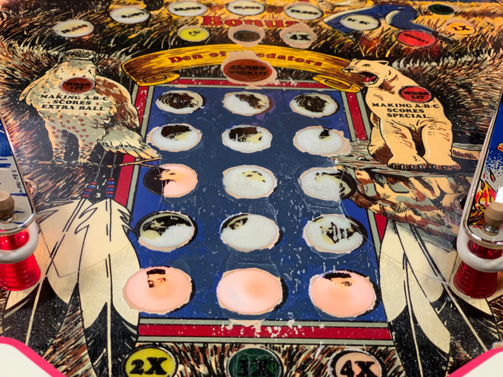 FRONTIER PINBALL MACHINE CLASSIC BALLY 1980