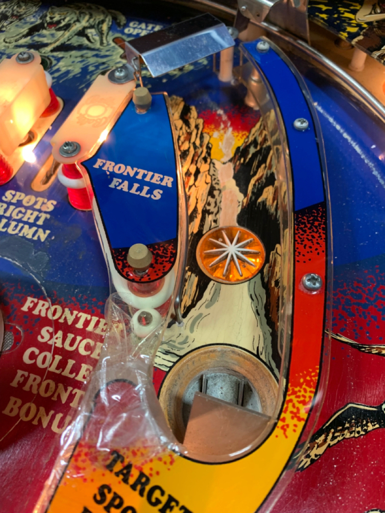 FRONTIER PINBALL MACHINE CLASSIC BALLY 1980