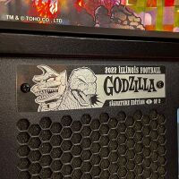 STERN PINBALL GODZILLA PREMIUM - FIGHTING ILLINI SIGNATURE EDITION 1 OF 2 - 9