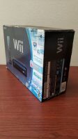 NINTENDO Wii CONSOLE BLACK New in Open Box Complete - 3