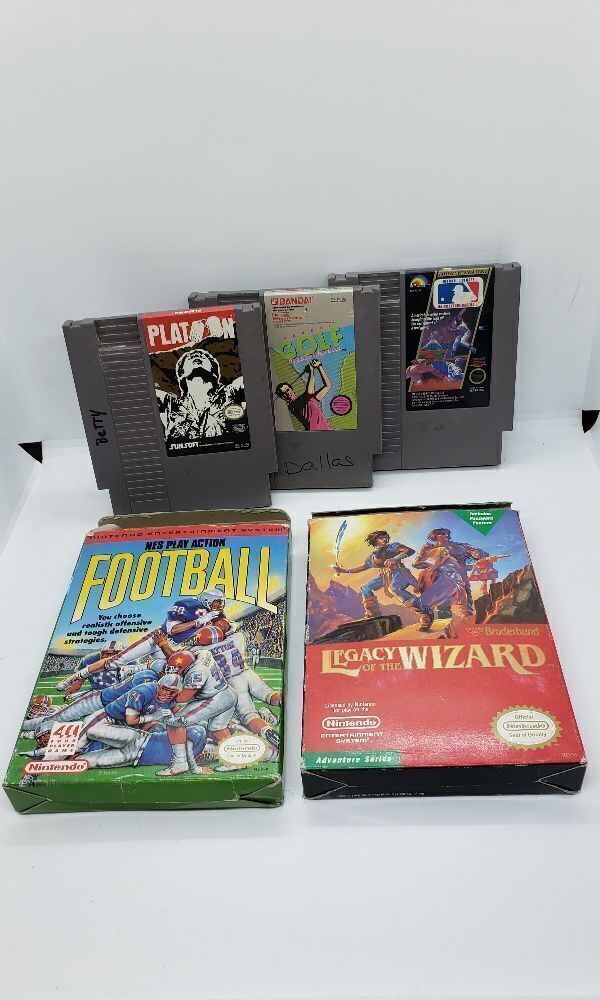 Game Wizard Console NES Console 5 Game Bundle Legacy of the Wizard NIB Opened and Others