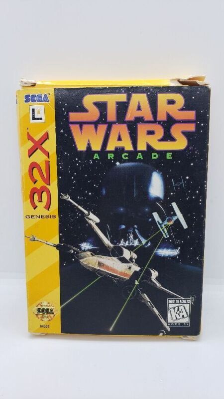 Sega Genesis 32X Star Wars Arcade New Cartridge in Original Sleeve Box Opened