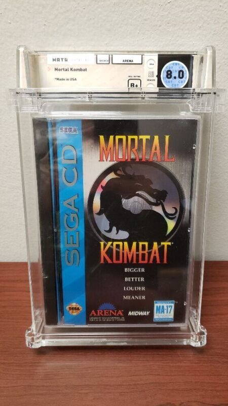Mortal Kombat Sega CD | New Sealed WATA Graded 8.0