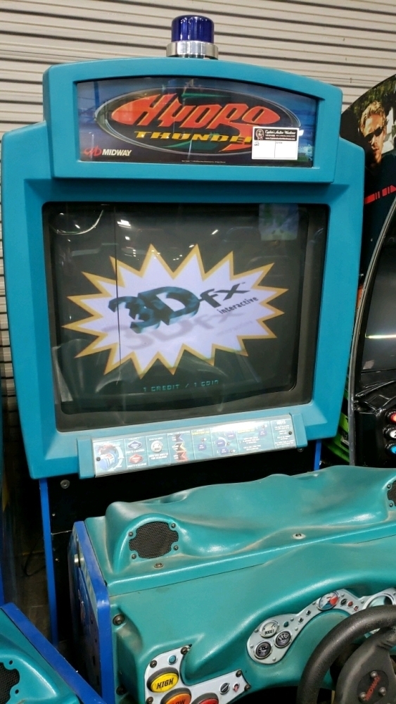 HYDRO THUNDER DELUXE 38 BOAT RACING ARCADE GAME MIDWAY