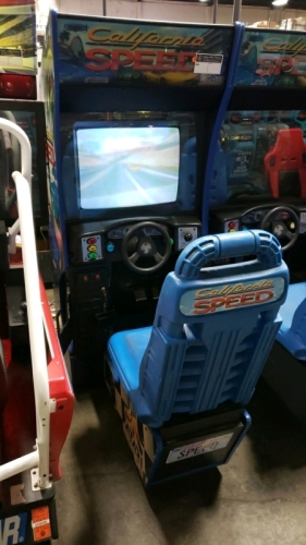 CALIFORNIA SPEED SITDOWN DRIVER ARCADE GAME ATARI #2