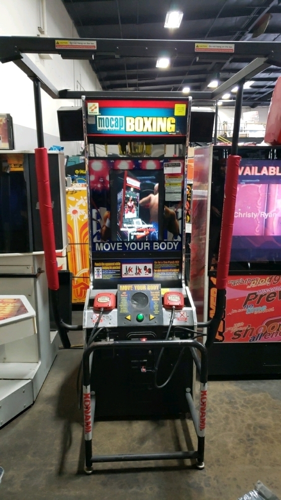 MOCAP BOXING UPRIGHT SPORTS ARCADE GAME KONAMI
