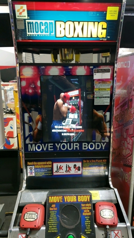MOCAP BOXING UPRIGHT SPORTS ARCADE GAME KONAMI