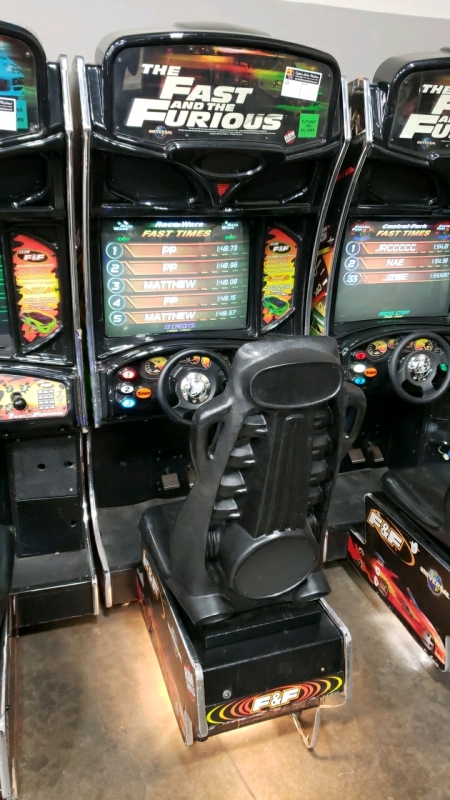 FAST & FURIOUS SITDOWN RACING ARCADE GAME #2