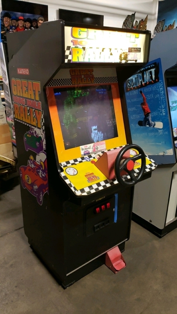 GREAT 1000 MILE RALLY UPRIGHT DRIVER ARCADE GAME