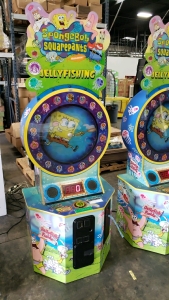 SPONGEBOB JELLY FISHING TICKET REDEMPTION GAME SEGA #3