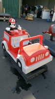 KIDDIE RIDE MICKEY MOUSE FIRE TRUCK RIDER