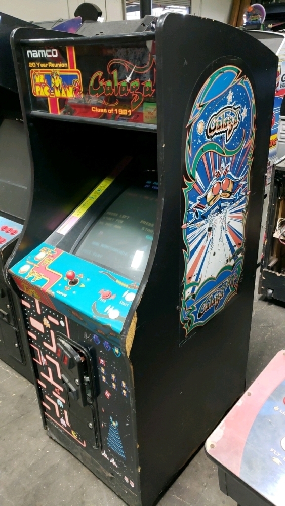 CLASS OF 1981 MS. PACMAN GALAGA UPRIGHT ARCADE GAME NAMCO