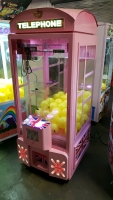 30" LONDON PHONE BOOTH PLUSH CLAW CRANE MACHINE - 2