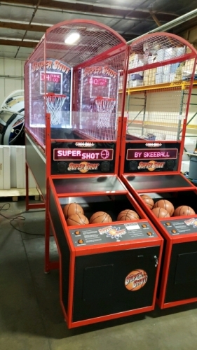 SUPER SHOT BASKETBALL SPORTS ARCADE GAME RED BAYTEK #1