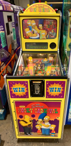 THE SIMPSONS KOOKY CARNIVAL TICKET GAME STERN INC